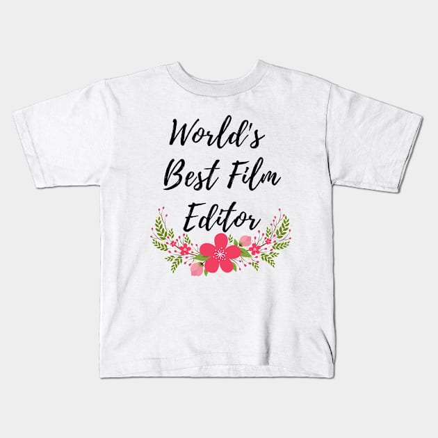 Film editor Kids T-Shirt by Mdath